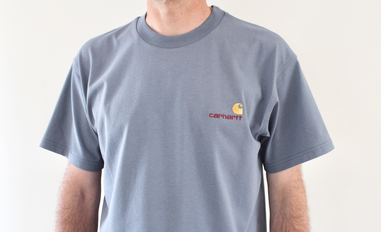 American Script T-shirt Shady Blue