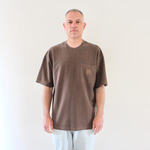Loose Pocket T-shirt Tobacco