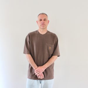 Loose Pocket T-shirt Tobacco