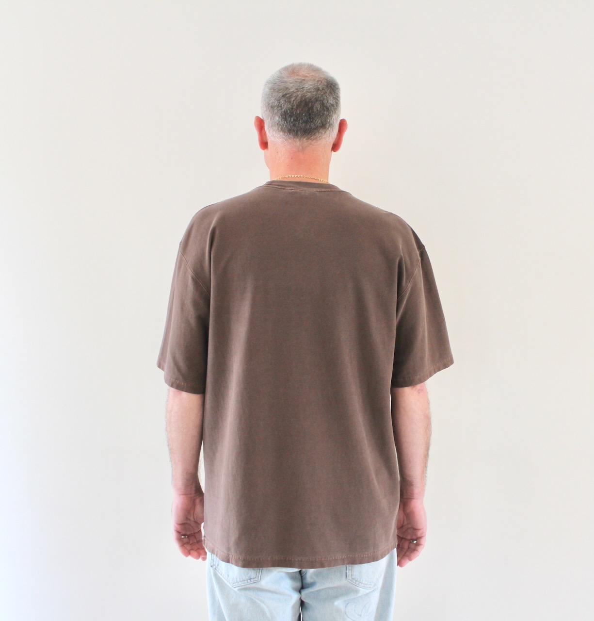 Loose Pocket T-shirt Tobacco