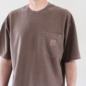 Loose Pocket T-shirt Tobacco