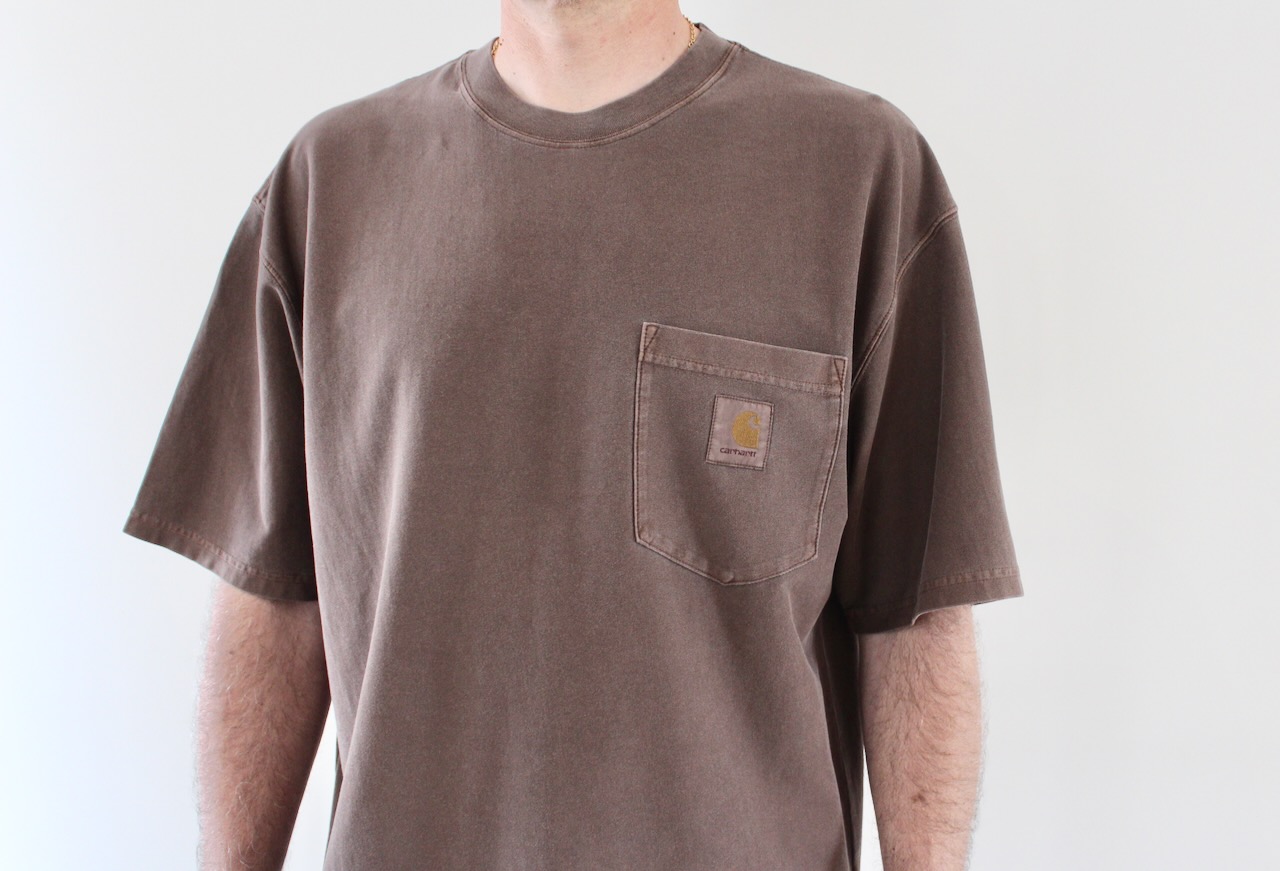 Loose Pocket T-shirt Tobacco