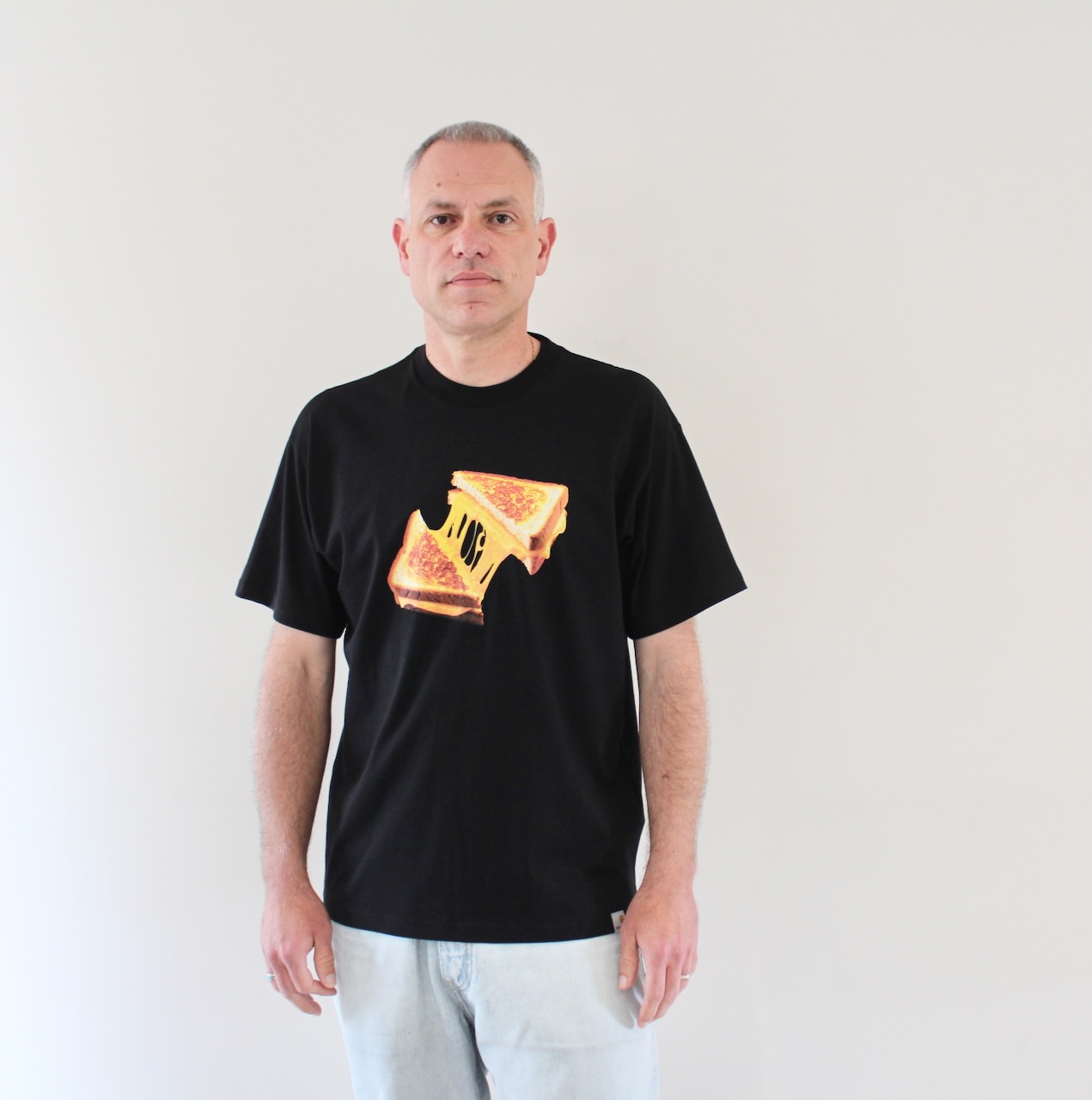Cheese Toast T-shirt Black