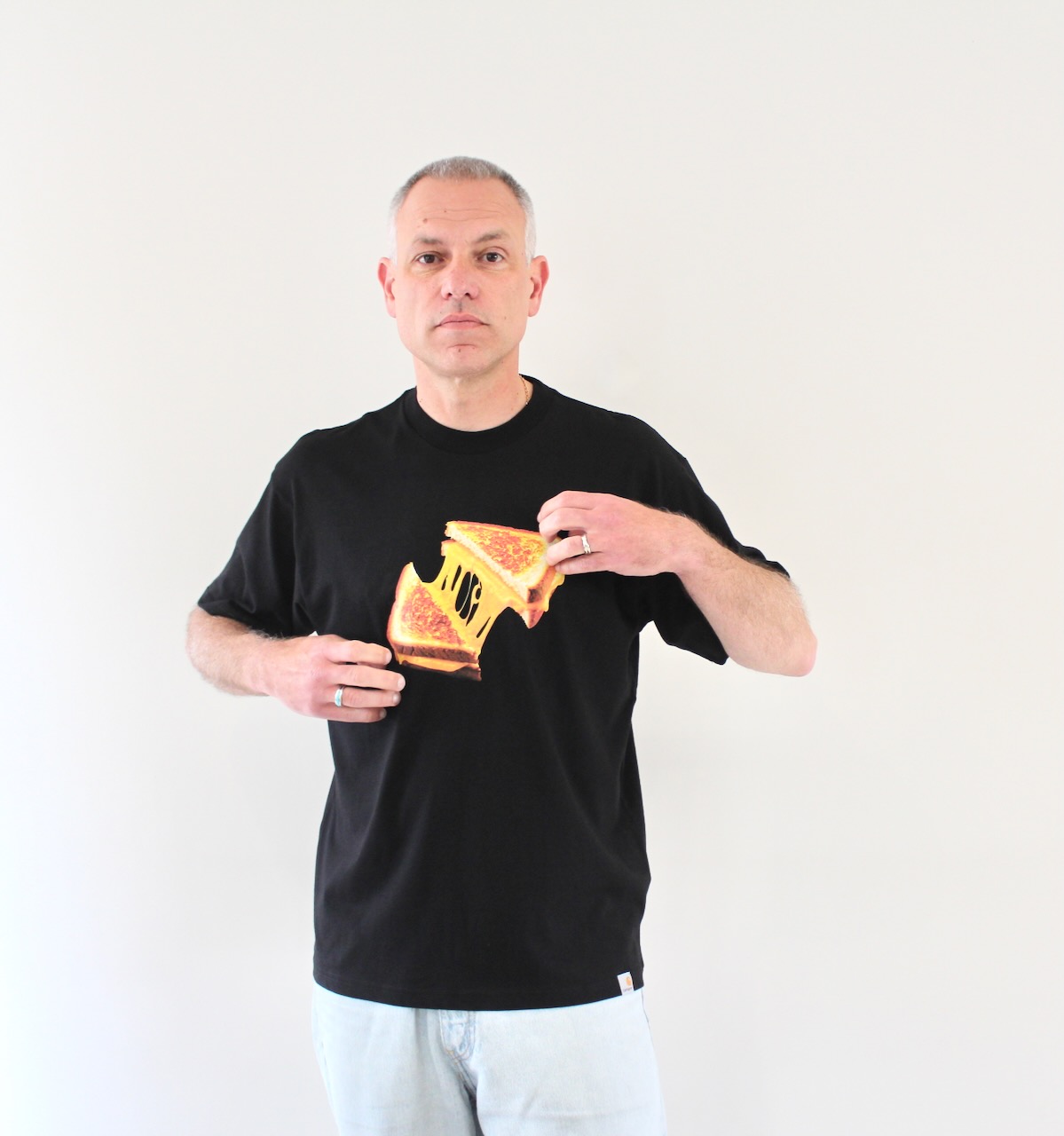 Cheese Toast T-shirt Black