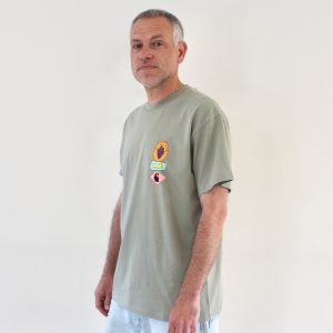 Stacked Grapes T-shirt Shady Green