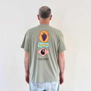 Stacked Grapes T-shirt Shady Green