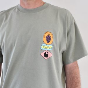 Stacked Grapes T-shirt Shady Green