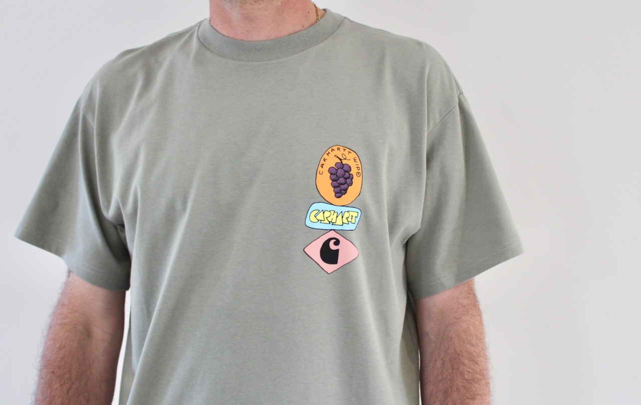 Stacked Grapes T-shirt Shady Green