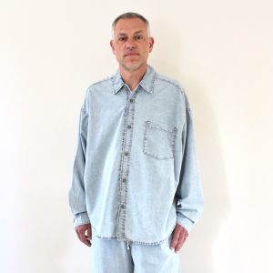 Paybou Chemise ML Blue Snow