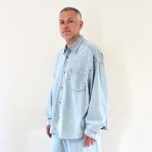 Paybou Chemise ML Blue Snow