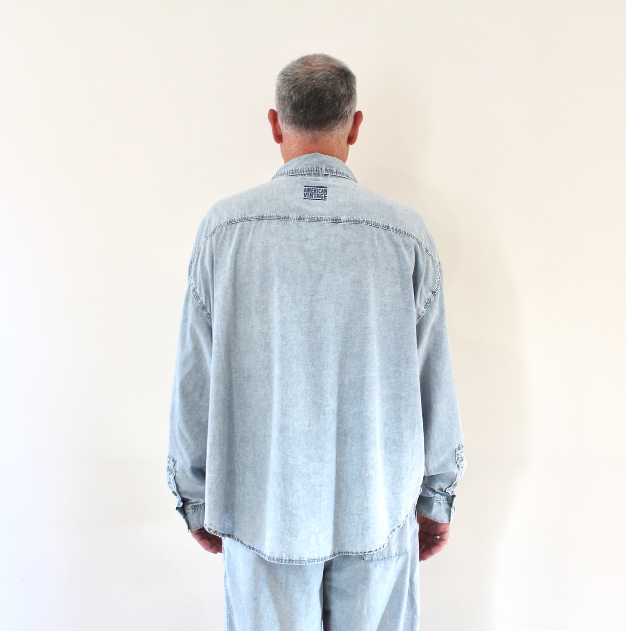 Paybou Chemise ML Blue Snow
