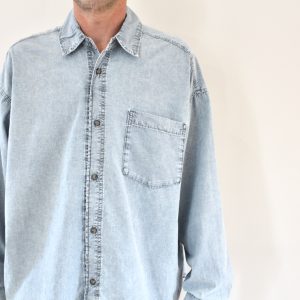 Paybou Chemise ML Blue Snow