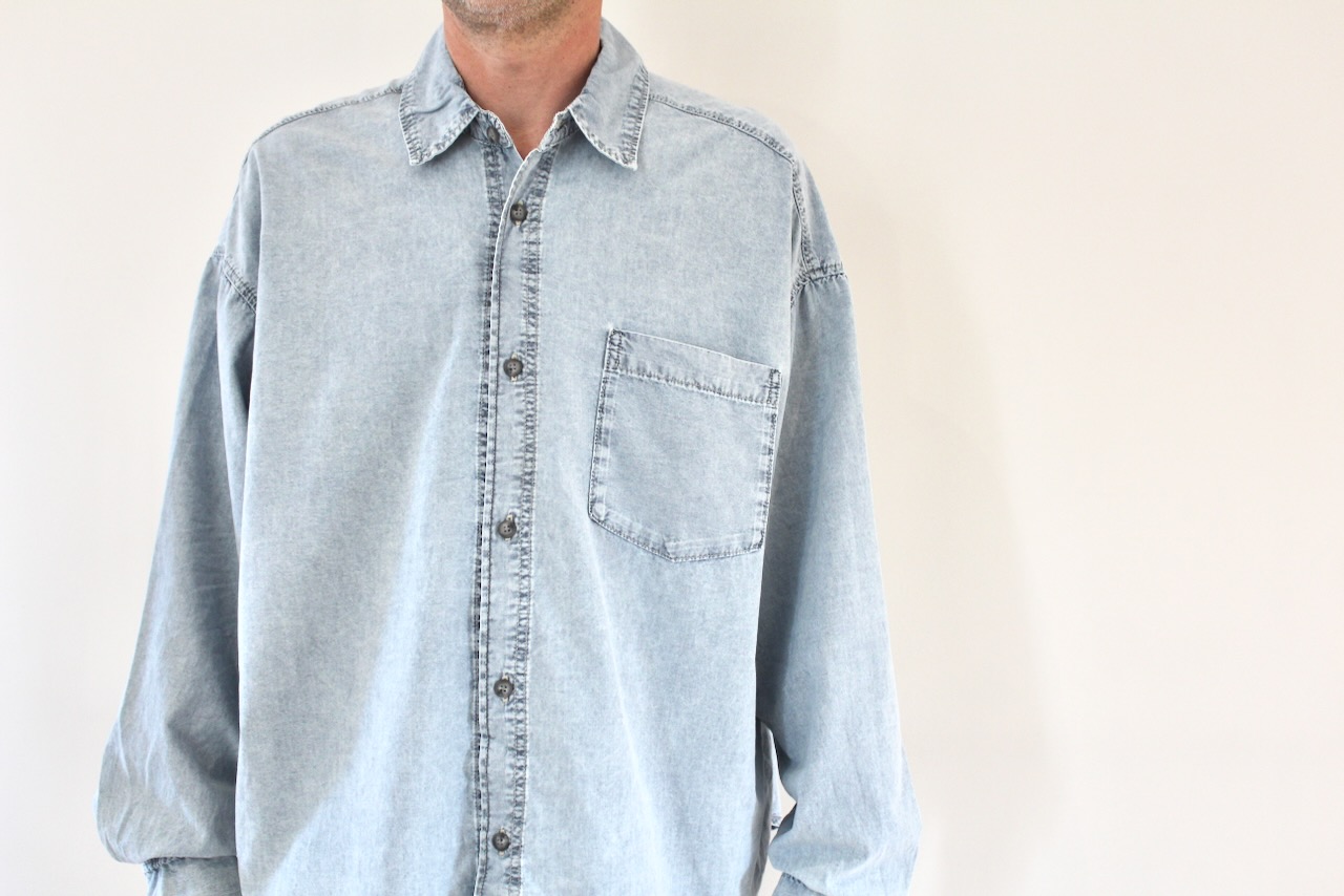 Paybou Chemise ML Blue Snow