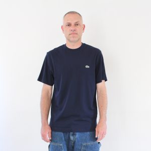Tee Shirt Col Rond Classique Bleu Marine