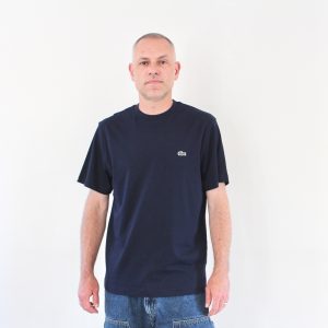 Tee Shirt Col Rond Classique Bleu Marine