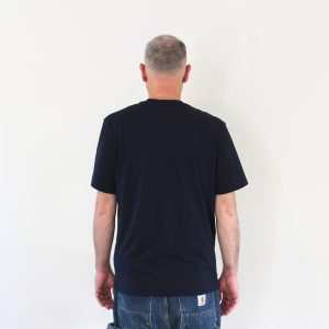 Tee Shirt Col Rond Classique Bleu Marine