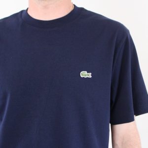 Tee Shirt Col Rond Classique Bleu Marine