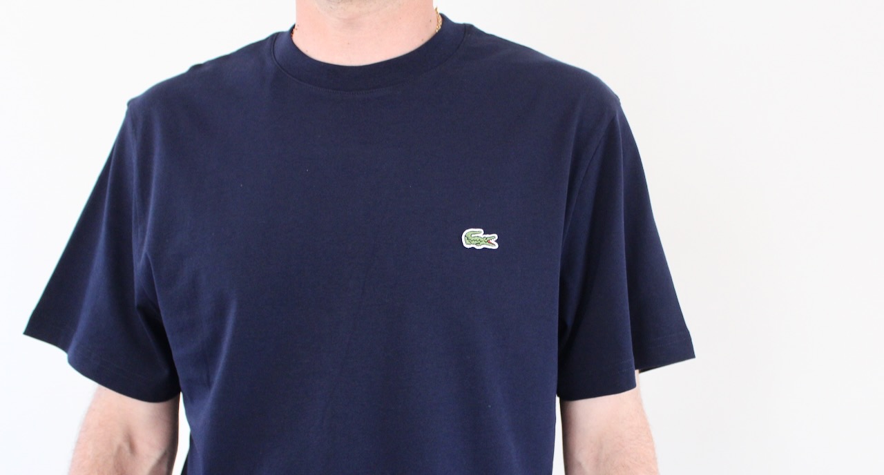 Tee Shirt Col Rond Classique Bleu Marine