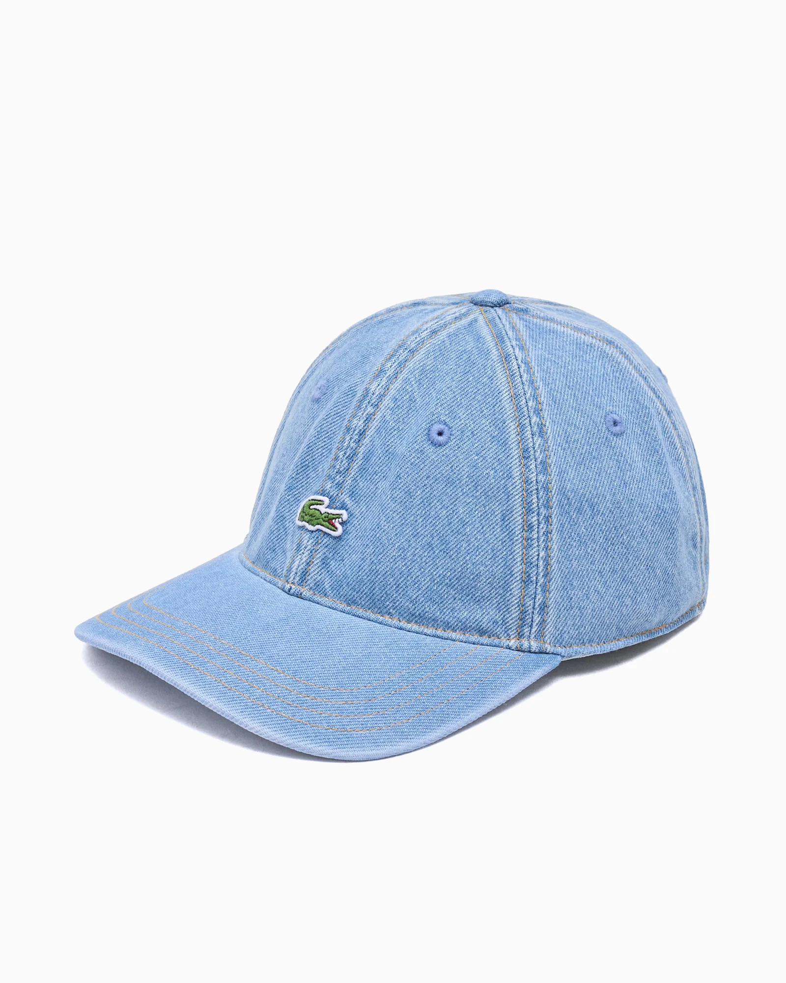 Lacoste 6 Panel Cap Denim Blue Stone Washed