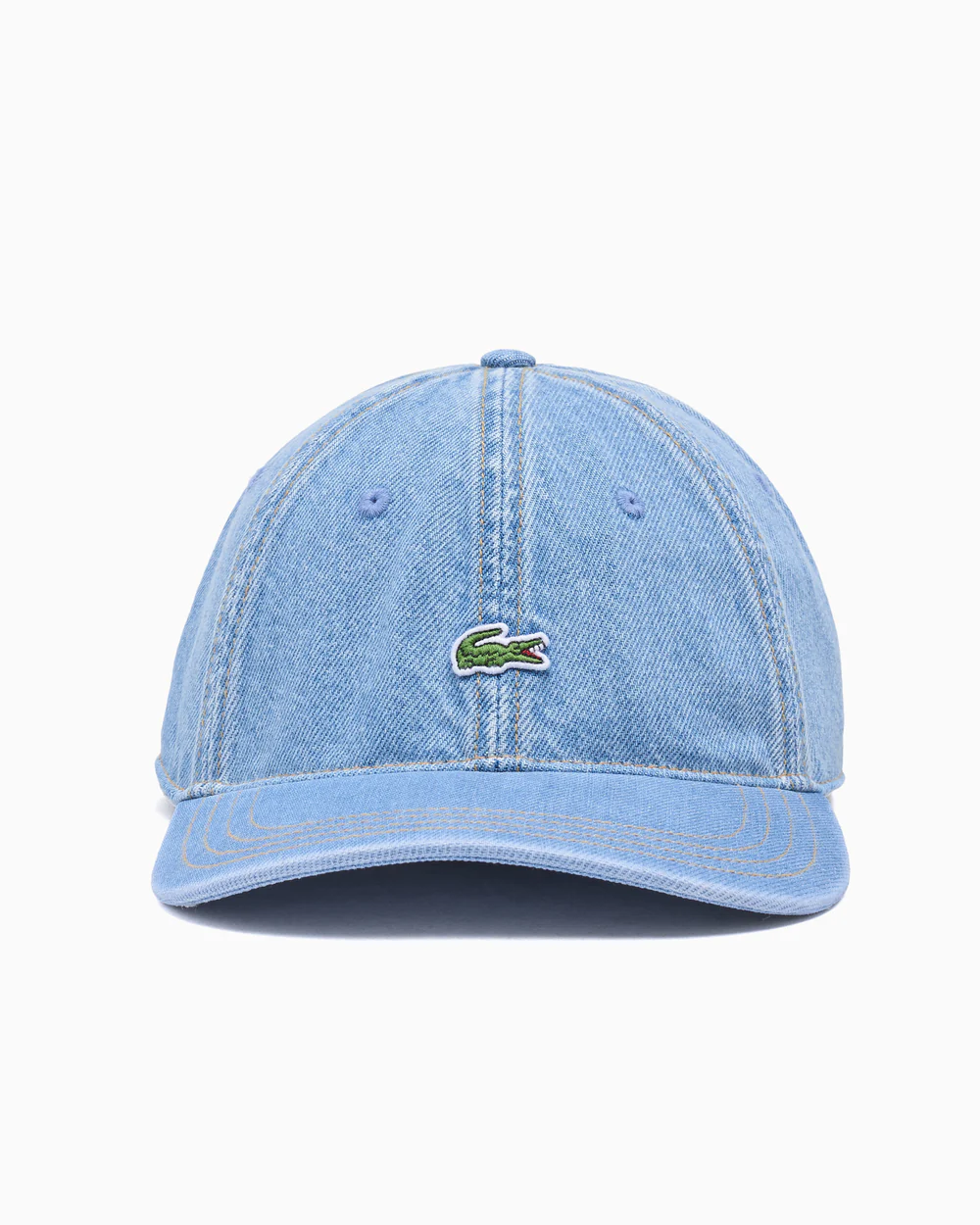 Lacoste 6 Panel Cap Denim Blue Stone Washed