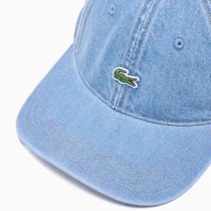 Lacoste 6 Panel Cap Denim Blue Stone Washed
