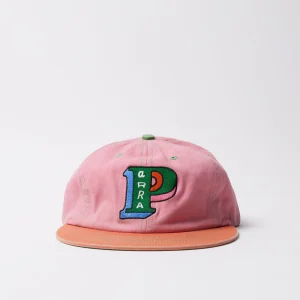 Slanted P 6 Panel Hat Pink