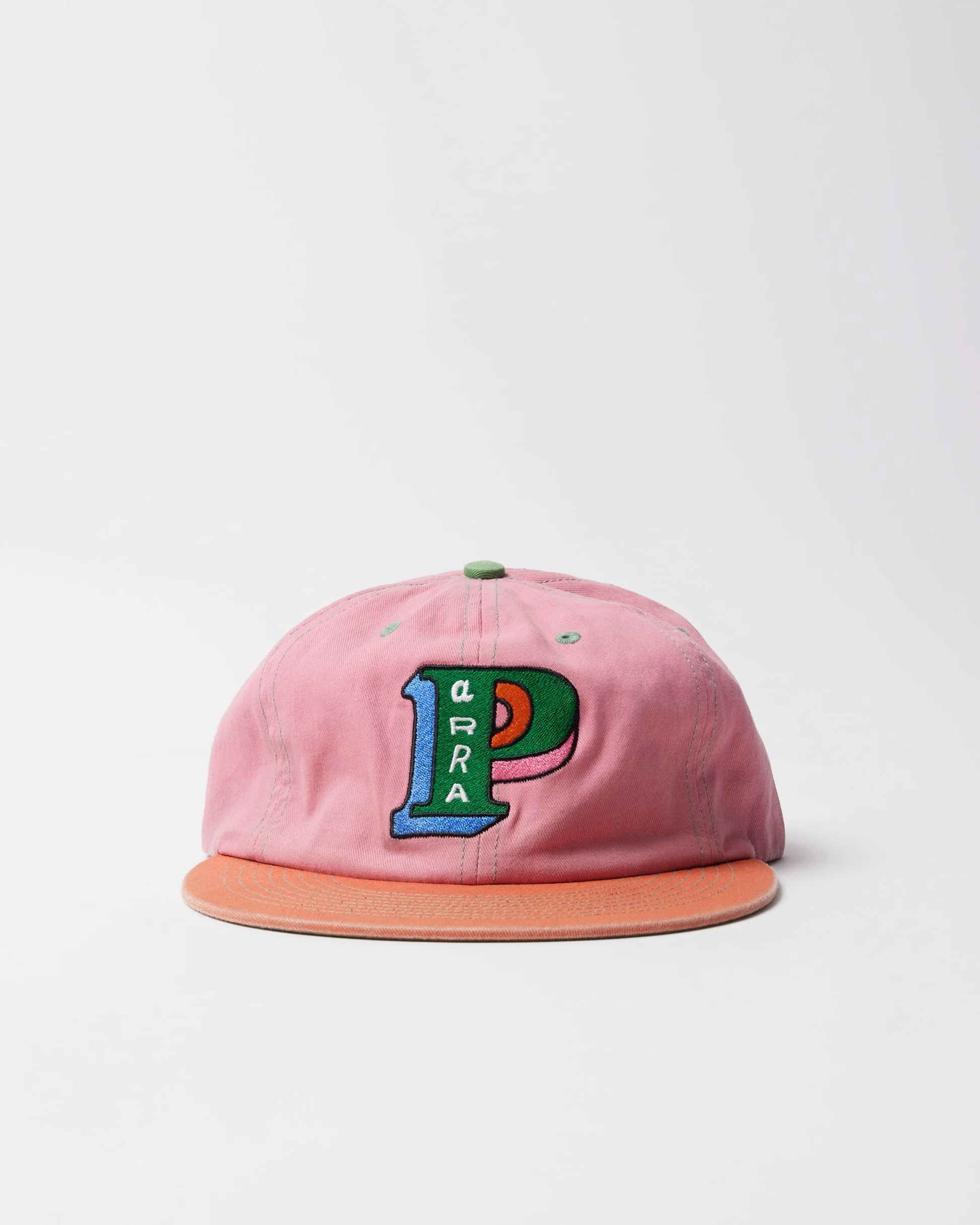 Slanted P 6 Panel Hat Pink