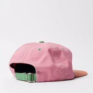 Slanted P 6 Panel Hat Pink