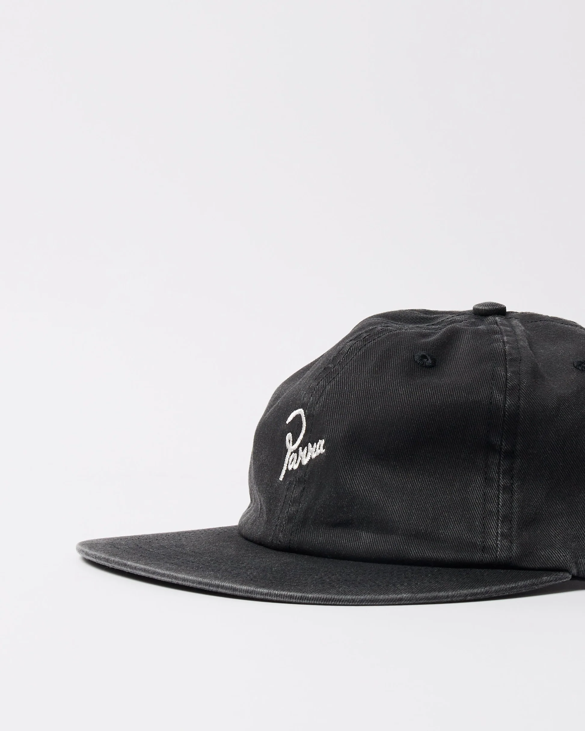 Signature 6 Panel Hat Black