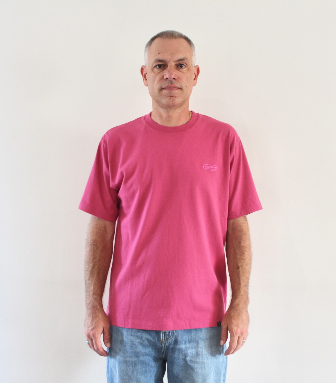 By Parra Wrapped Around Logo T-shirt Purple Pink