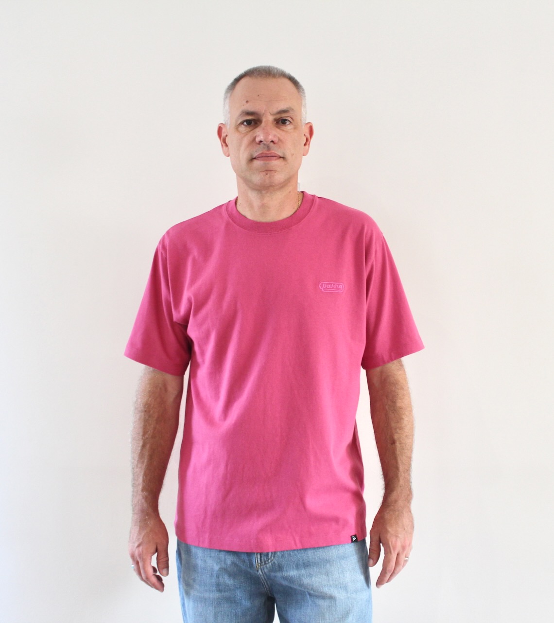 By Parra Wrapped Around Logo T-shirt Purple Pink