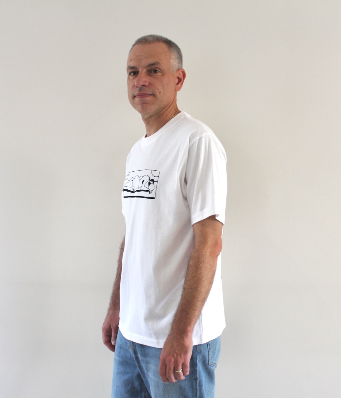 By Parra Vertical Thoughts T-shirt White