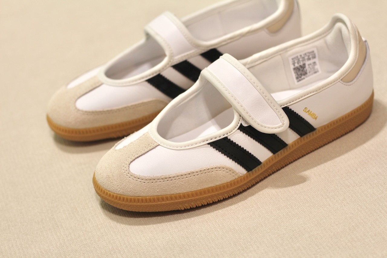 Samba Jane White Black Gum