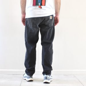 Carhartt Wip Newel Pant Black Marble Used Wash