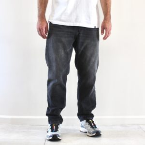 Carhartt Wip Newel Pant Black Marble Used Wash