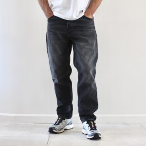 Carhartt Wip Newel Pant Black Marble Used Wash