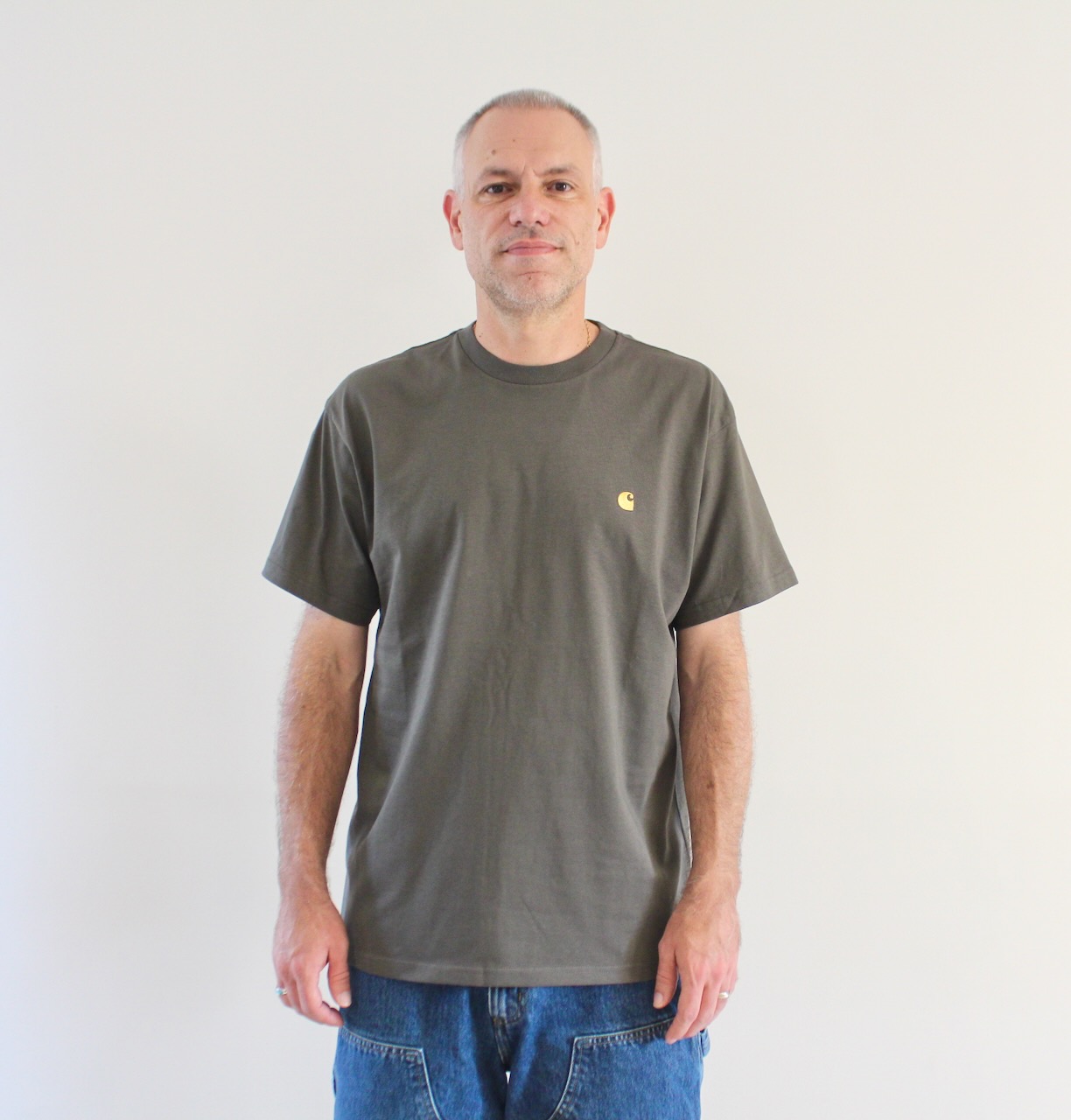 Carhartt Wip Chase T-shirt Shungite Gold