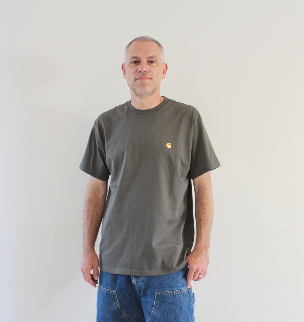 Carhartt Wip Chase T-shirt Shungite Gold