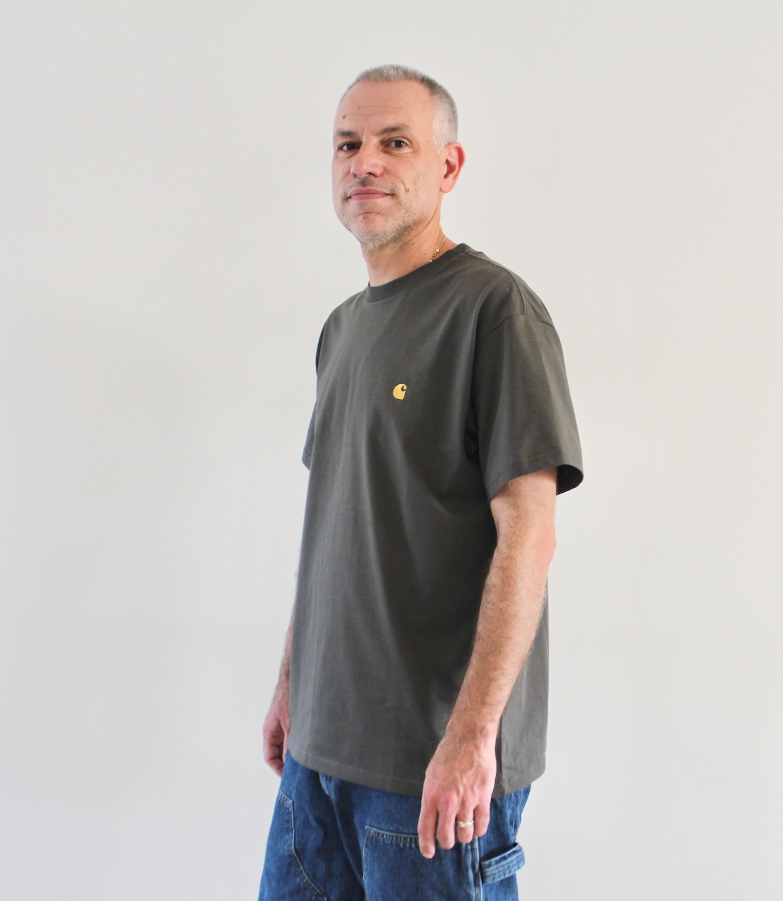 Carhartt Wip Chase T-shirt Shungite Gold
