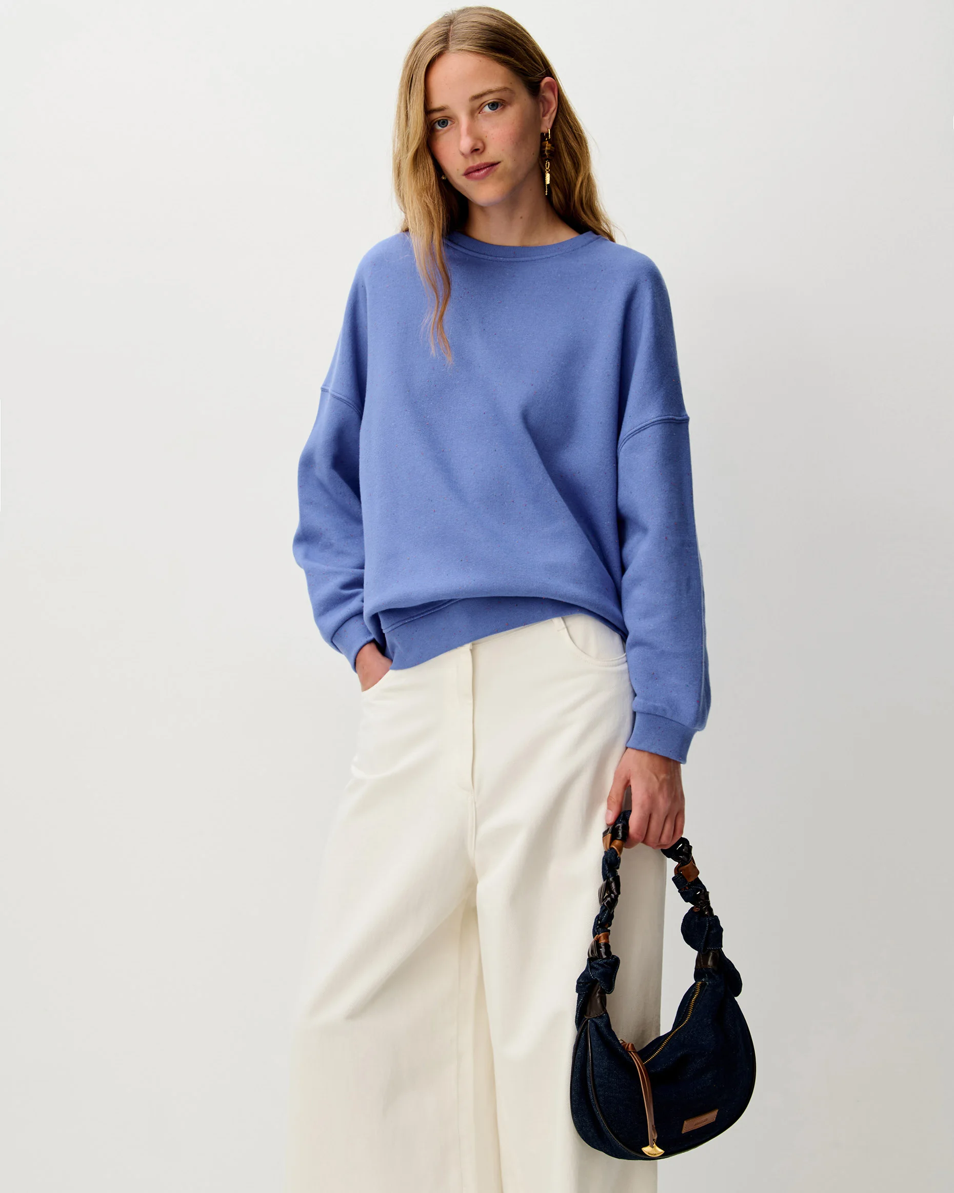 Sessun Chebbi Oversized Sweater Italian Blue