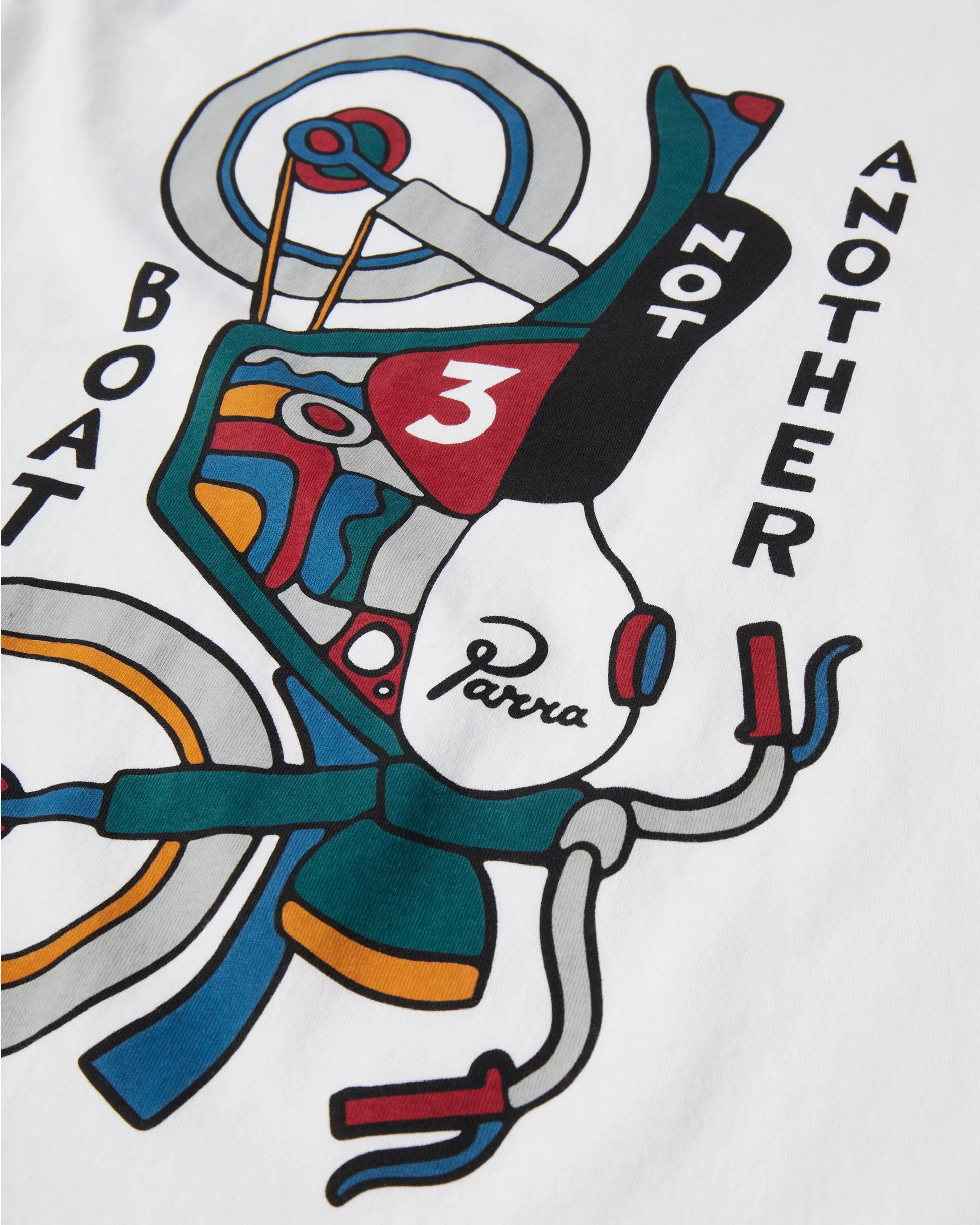 By Parra Not Another Boat T-shirt White