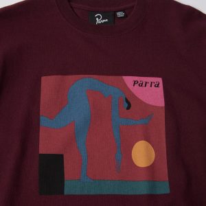 By Parra Tripped Up T-shirt Dark Red