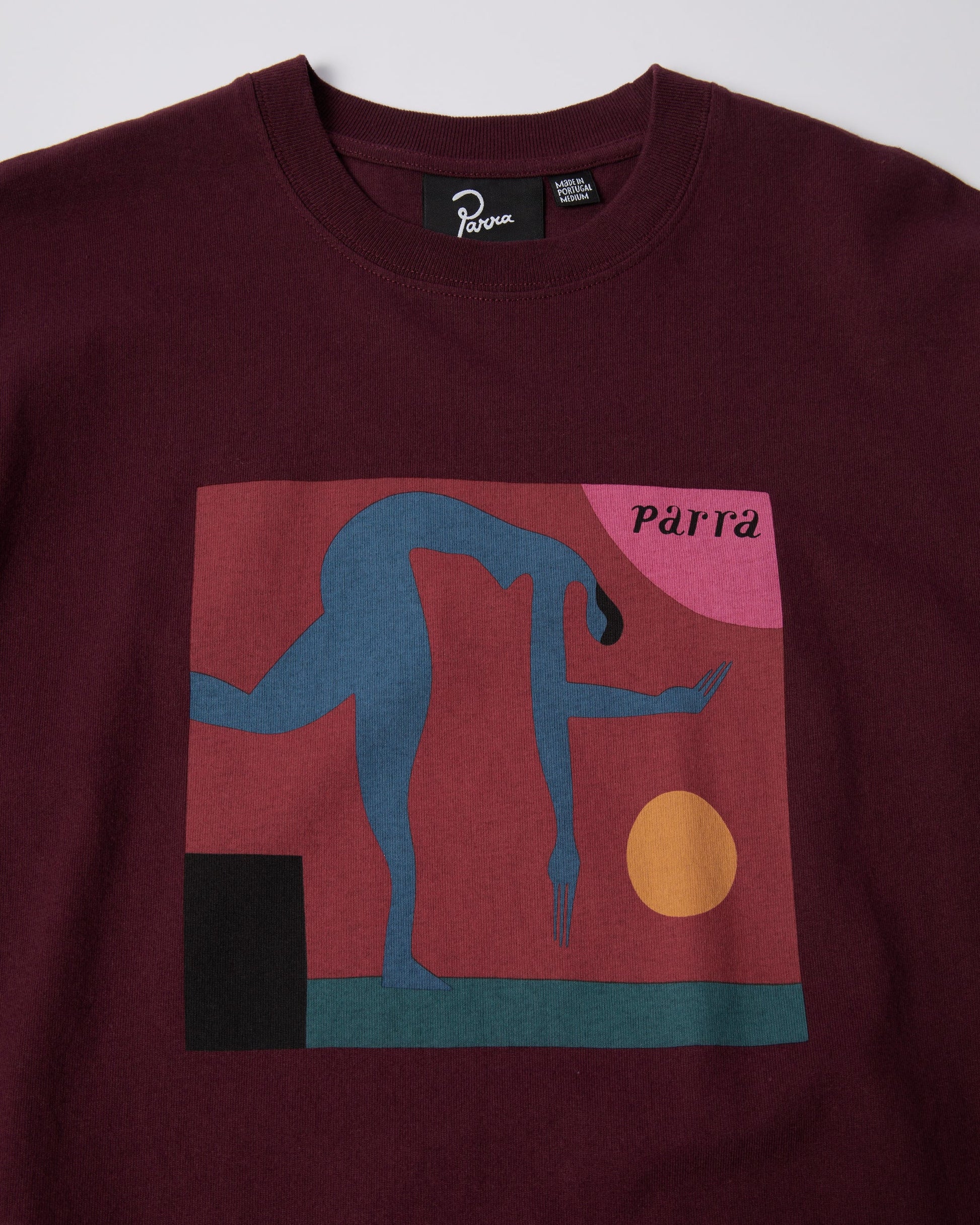 By Parra Tripped Up T-shirt Dark Red