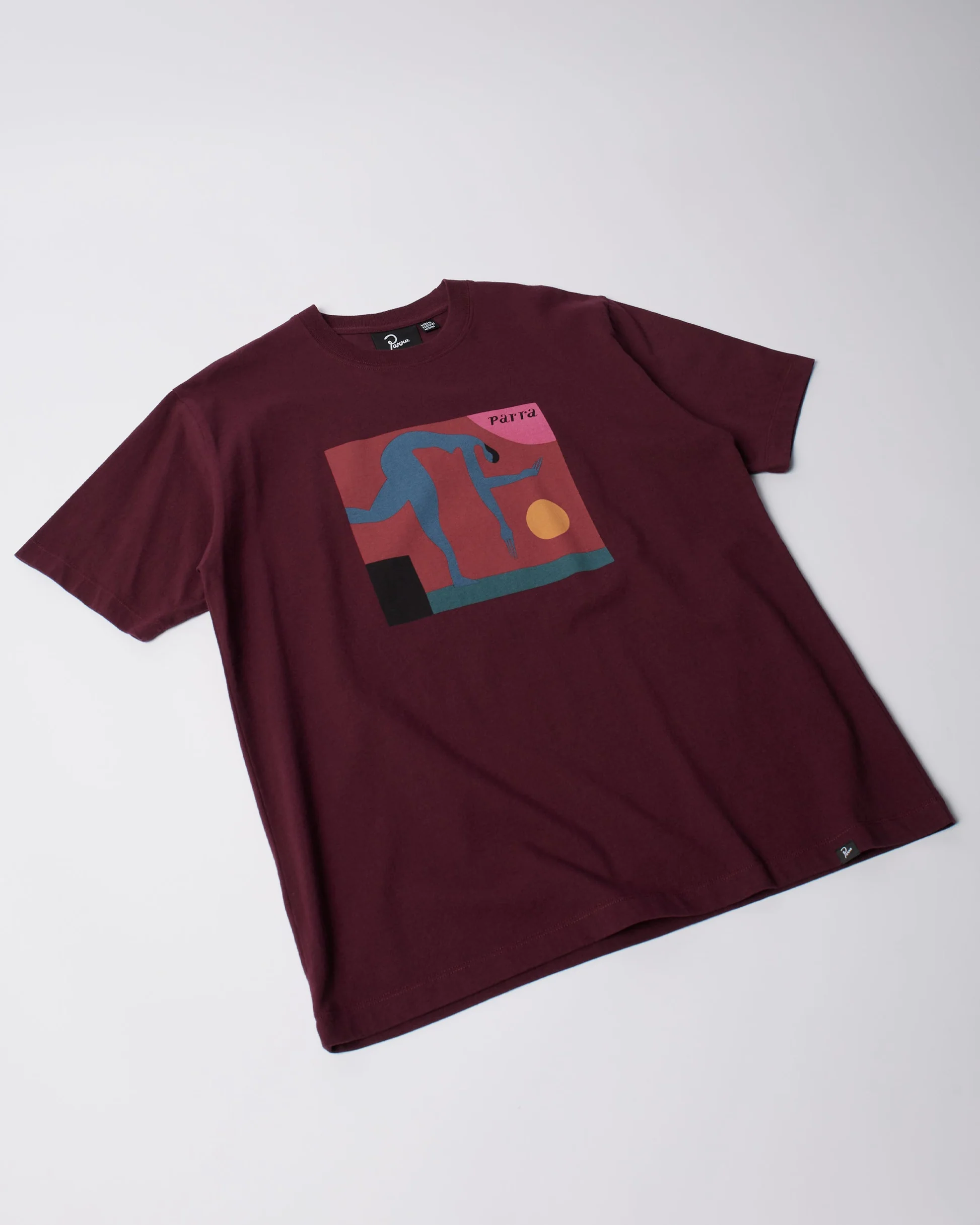 By Parra Tripped Up T-shirt Dark Red