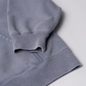 By Parra A Cross Bear Zip Hooded Sweat Blue
