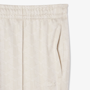 Lacoste Track Pant Monogramme Farine