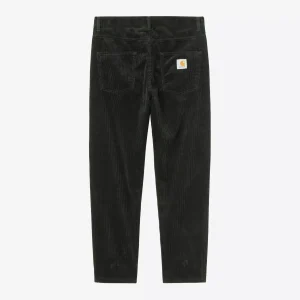 Carhartt Wip Aaron Pant Black Tobacco Black Used Wash