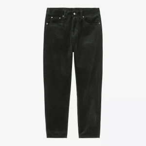 Carhartt Wip Aaron Pant Black Tobacco Black Used Wash