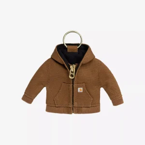 Carhartt Wip Mini Active Jacket Keychain Hamilton Brown