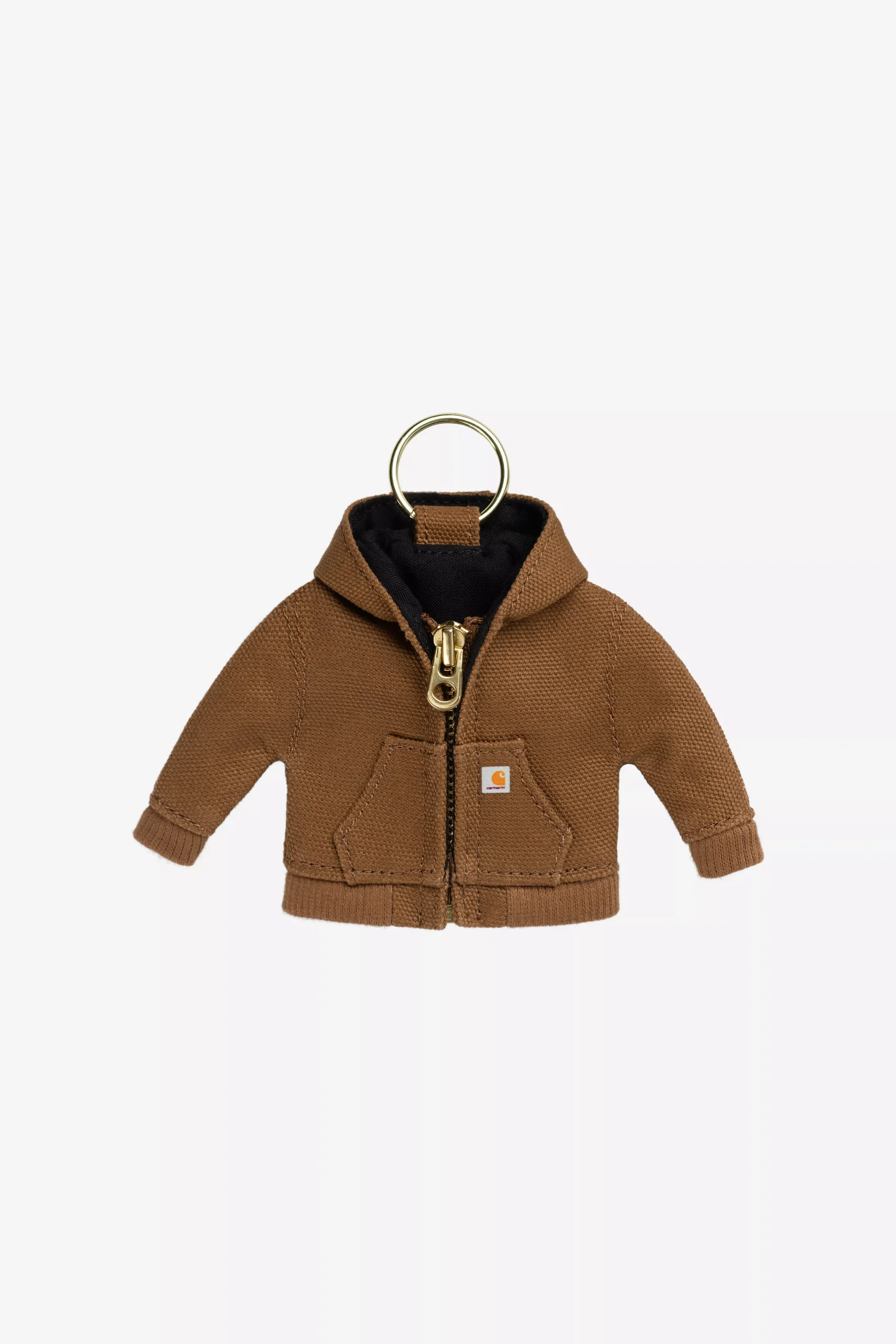 Carhartt Wip Mini Active Jacket Keychain Hamilton Brown